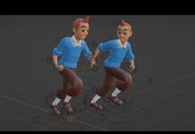 Zbrush 2019 BLENDER 2.93 Сделал Тин Тина