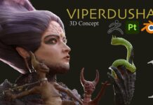Viperdusha Part 1 Modeling #zbrush #blender