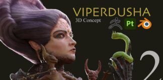 Viperdusha Part 2 Modeling #zbrush #blender