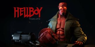 Hellboy Digital Artist – Timelapse (#zbrush #marmosettoolbag)