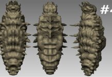 Alien Maggot Sculpting Part 4 ( Zbrush Timelapse )