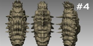 Alien Maggot Sculpting Part 4 ( Zbrush Timelapse )