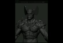 Wolverine Sculpt 🎨🖌✏️#shorts #Wolverine #zbrush #marvel
