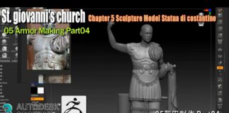 # 3ds max #zbrush # corona render#05盔甲制作 Part04