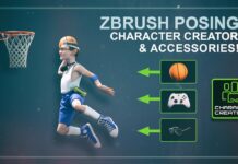 Posing a Custom ZBrush Character in Character Creator, WITH custom and library accessories!