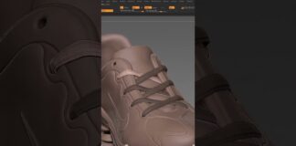 Sculpting Shoes in ZBrush #shorts