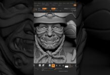 samurai mask sculpting #digitalsculpting #highpoly #sculpting #zbrushtutorial #3d #zbrush