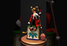 Harley Quinn zbrush sculpt🌹 #art #digitalart #digitalsculpting #zbrush #3d #3dart #shorts