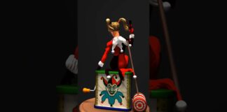 Harley Quinn zbrush sculpt🌹 #art #digitalart #digitalsculpting #zbrush #3d #3dart #shorts