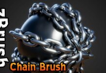 Chain Brush – zBrush Tutorial