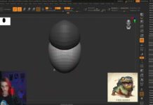 Скульпт жабы. Этап #1 (Zbrush)