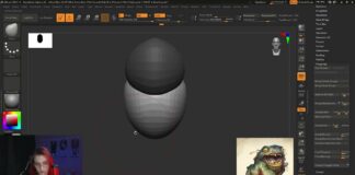 Скульпт жабы. Этап #1 (Zbrush)