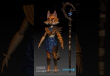 The Fox – Zbrush