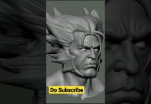 Wolverine Sculpt 🎨🖌✏️#shorts #Wolverine #zbrush #marvel