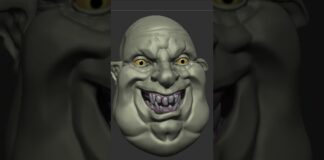 1hr20min goblin sculpt. Trying to increase my speed while sculpting. #blender #zbrush #unrealengine