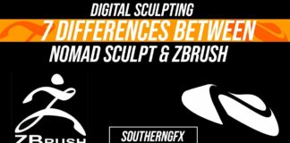 3d sculpting – ZBRUSH vs NOMAD SCULPT – 7 big differences