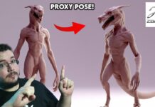 ZBrush Tutorial: Proxy Pose Your Character Under 10 Minutes!