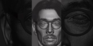 Ryuichi Sakamoto – Likeness of the late great Japanese composer by ZBrushCentral artist “FTC”