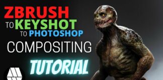 MLWCreative – ZBrush to Keyshot to Photoshop Tutorial TRAILER