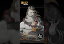 КОНЬ-МОНАХ #short #shorts #zbrush #character #artstation #3dartist