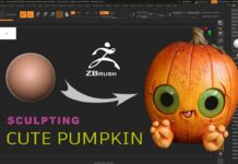 Halloween cute Pumpkin – A Zbrush Sculpt