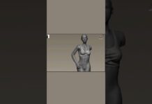 cloth sculpting #animation #gaming #zbrush #3dprinting #viral #sculpture