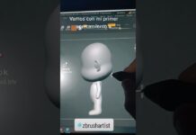 Comenzamos con #zbrush y este pequeño avance de un #chibi para #3d. les guste #reels #viral #video