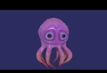 Осьминог в Zbrush Octopus