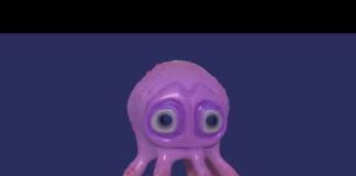 Осьминог в Zbrush Octopus