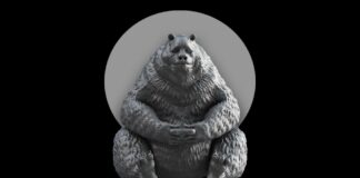 3d Fun Bear Playing game console sculpt timelapse zbrush #2