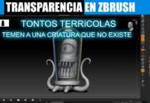 Transparencia BPR en Zbrush – Material transparente