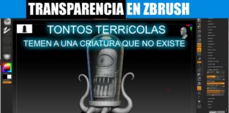 Transparencia BPR en Zbrush – Material transparente