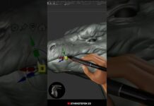 Dragon 3D sculpting for 3dprint #3dprint #3dprinting #zbrush #sculptris #3dart #art