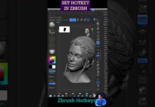 How To Set Zbrush Hotkeys, shortcuts button🎮 #zbrush #3d