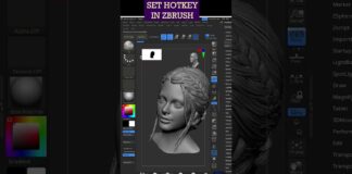 How To Set Zbrush Hotkeys, shortcuts button🎮 #zbrush #3d