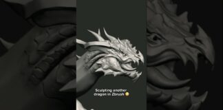 Sculpting a Realistic Dragon Head in Zbrush