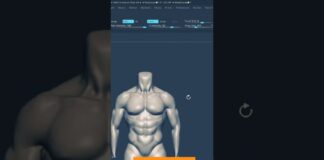 #zbrush #humananatomy #3dart #pixologic #humanbody #3dmodeling #fitness #tutorial