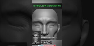 ZBRUSH _ FACE SCULPT TUTORIAL