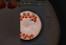 Делаем тортики 🤤🍰 #art #model #zbrush #timelapse #sweet #cake #bakerycakes #desert