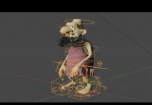 Zbrush 2019 BLENDER 3.6 еще персы для проб коротких анимаций и как сделать бороду