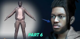 Adam | 3d realistic Character for animation | Part 6 | sculpting realistic head | ZBrush | Blender