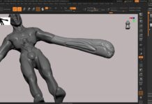 14/08/2023 Continue sculpt monster in Zbrush