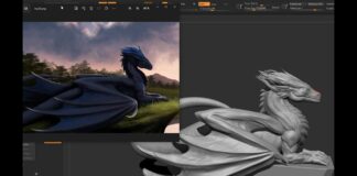 Sculpting a Dragon in Zbrush