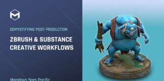 Demystifying Post Production – ZBrush & Substance – Elly Wade & Ian Robinson – Week 4