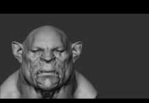 Working on a monster character in Zbrush (TimeLapse)