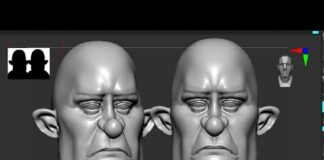 FAT MALE STYLIZED HEAD IN ZBRUSH 01