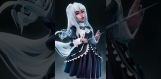 Goth girl character sculpt in zBrush #art #zbrush #арт #диджиталарт #рисование #artist #творчество