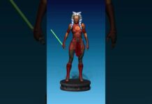 Ahsoka Tano for 3D printing #3dprinting #zbrush #cartoon #starwars #darthvader #mandalorian #grogu