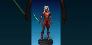 Ahsoka Tano for 3D printing #3dprinting #zbrush #cartoon #starwars #darthvader #mandalorian #grogu
