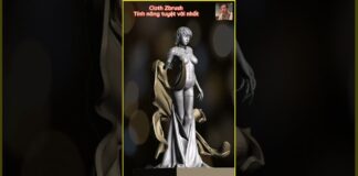 Cloth Zbrush – Tính năng tuyệt vời để thoả mãn mọi sáng tạo #zbrush #cnc